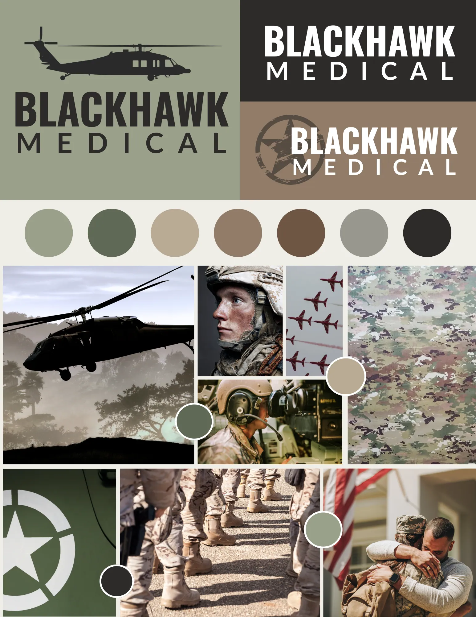 Blackhawk Medical brand board