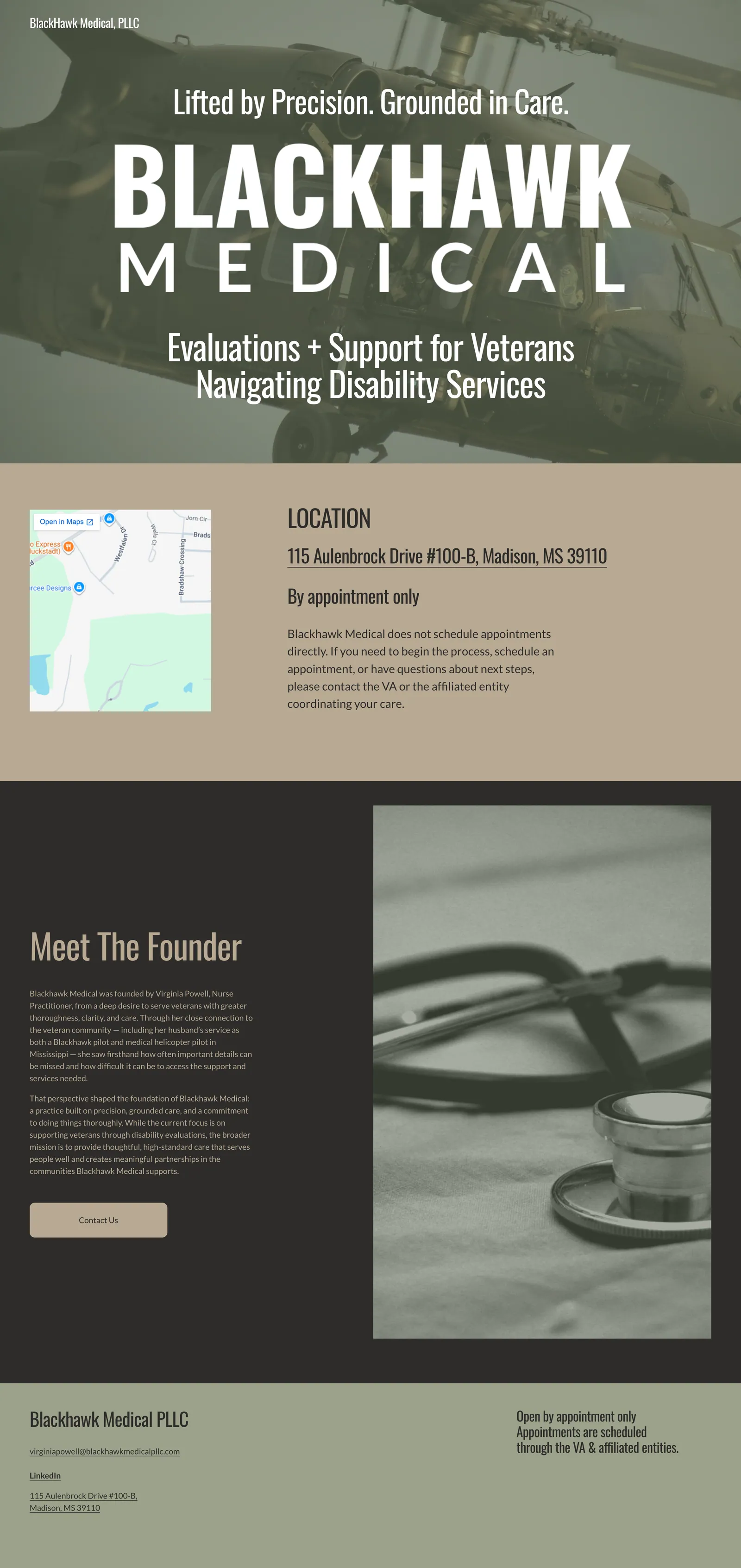 Blackhawk Medical website