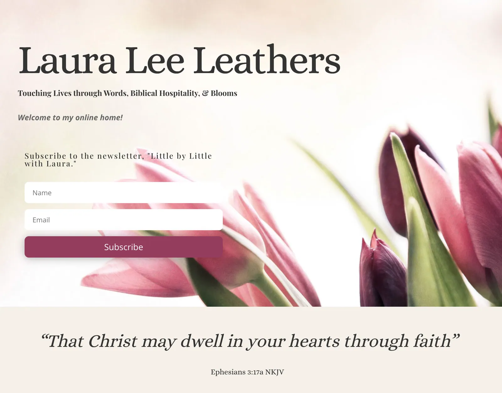 Laura Lee Leathers author website